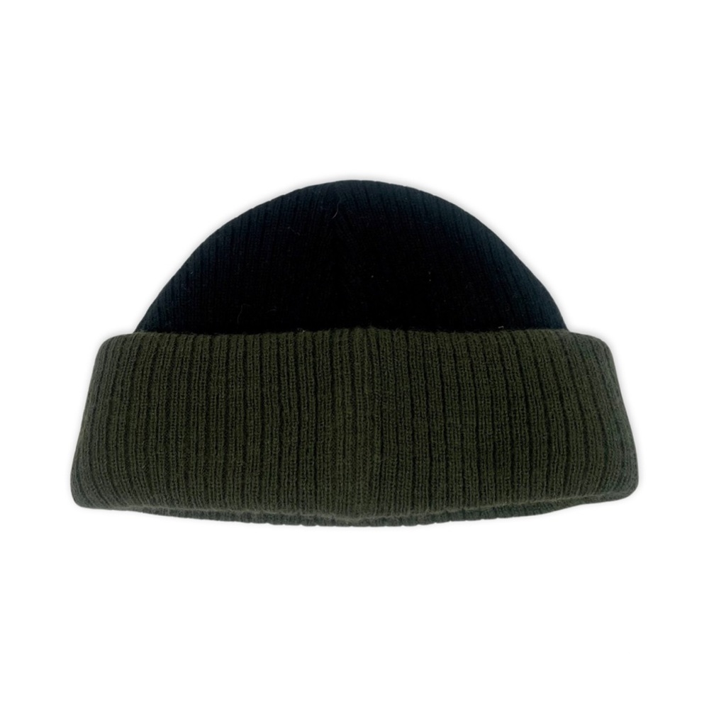 ASOS Black & Military Green Beanie